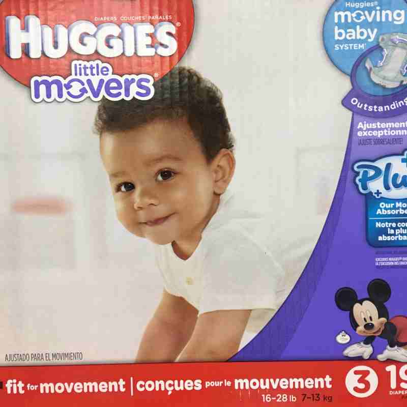 Huggies Little Movers Plus Diapers Size 3 198ct 955498 - South's