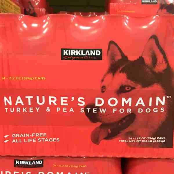 kirkland nature's domain canned dog food