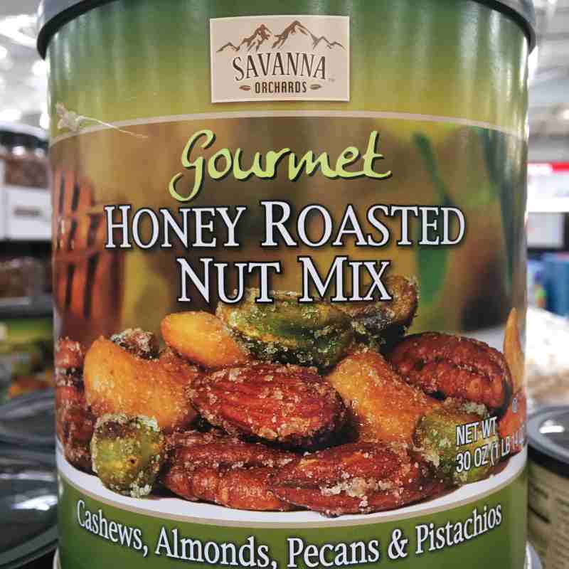 Savanna Orchards Honey Roasted Nut Mix Cashews, Almonds