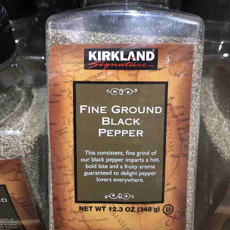 Kirkland Signature Fine Ground Black Pepper, 348 g